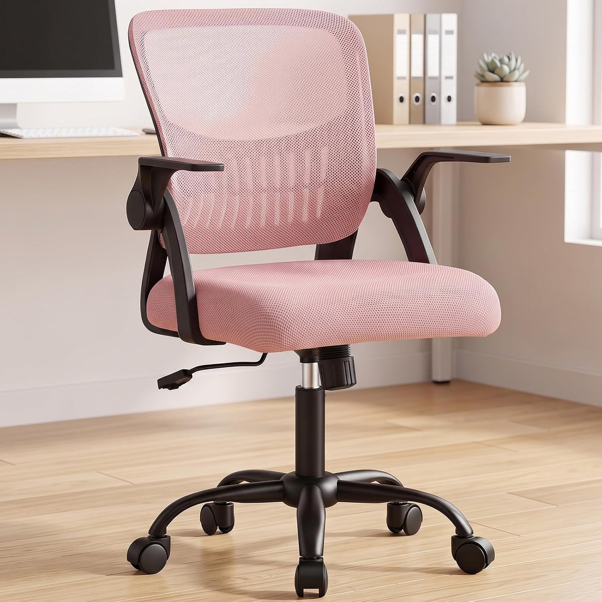 Mid-Back Executive Office Chair, Ergonomic with Armrest